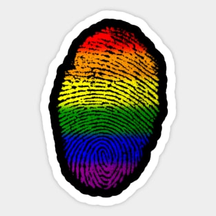 Fingerprint of Pride Sticker